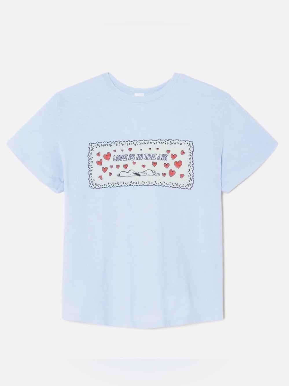 Re/Done Classic Snoopy Love Tee